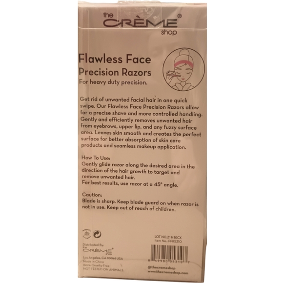 NIB Flawless Face Precision Razors set of 6 - Picture 2 of 3